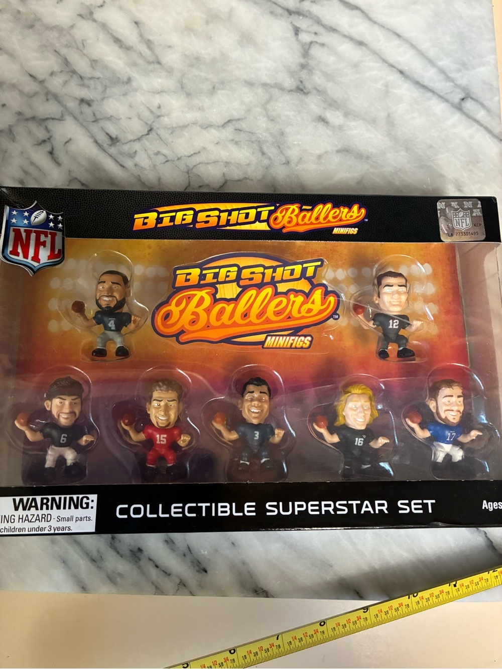 Big Shot Ballers NFL Collectible Superstar Set - Multi-Color Mini Figures